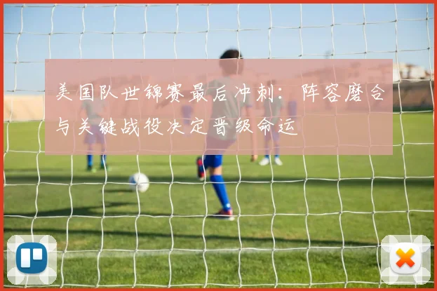 美国队世锦赛最后冲刺:阵容磨合与关键战役决定晋级命运 - 球探体育推荐